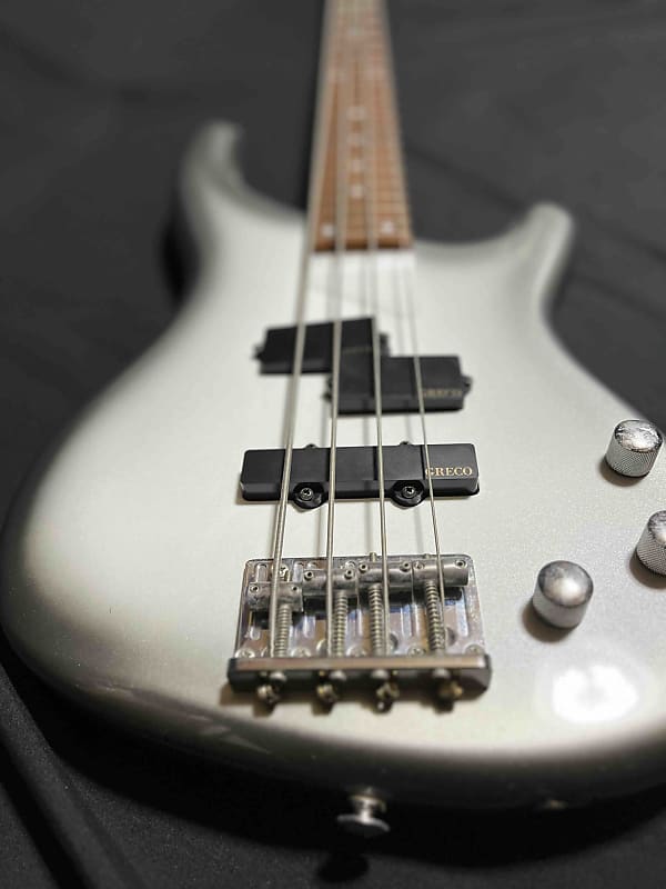 Greco PXB-L400 Phoenix Bass 2003 - Silver Burst Made in Japan | Reverb