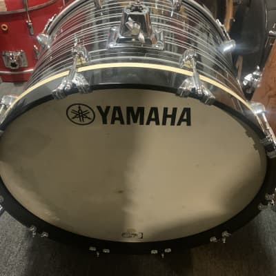 Yamaha Club custom - Black swirl 22 12 16 plus Snare - | Reverb