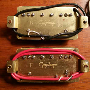 Epiphone Hot Output 650R/700T Humbucker Open Coil Pickups w/ Pots and Switch image 3