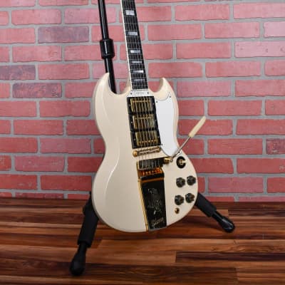 Gibson SG Custom 3-Pickup With Maestro Vibrola Tailpiece  Alpine White 1964 w/OHSC image 5
