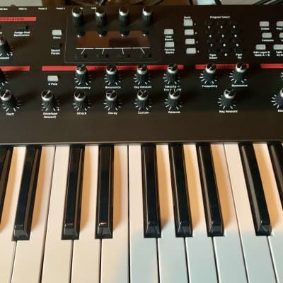 Dave Smith Instruments Prophet 12 61-Key 12-Voice Polyphonic Synthesizer 2013 - 2018 - Black with Wood Sides