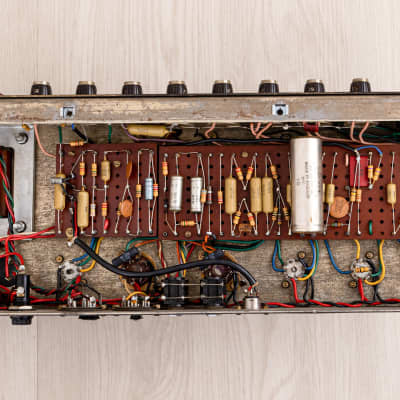 1967 Marshall JMP 1987T Tremolo 50 Plexi Panel 4x10 Vintage Tube Amp w/ Celestion 7442, Ftsw image 19
