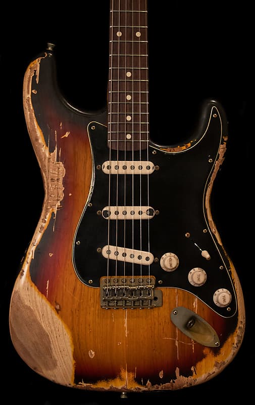 Nash S-63 3 Tone Burst Stratocaster Electric Guitar - Extra Heavy