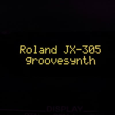 Roland JX-305 OLED Display Upgrade *Yellow-Orange* image 2