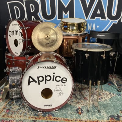 Ludwig Carmine Appice's Jeff Beck, BBA Era 22" 3 Ply Bass Drum, Authenticated! 1973 - Walnut Thermo Gloss image 22