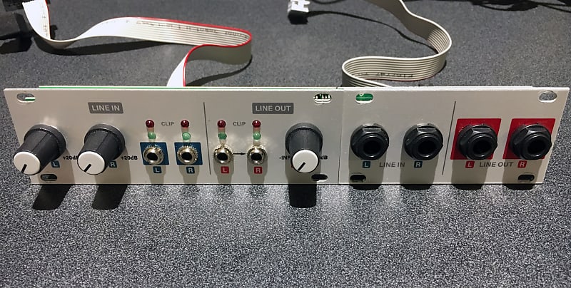 Intellijel Audio I/O & Audio I/O Jacks 1U Eurorack Module