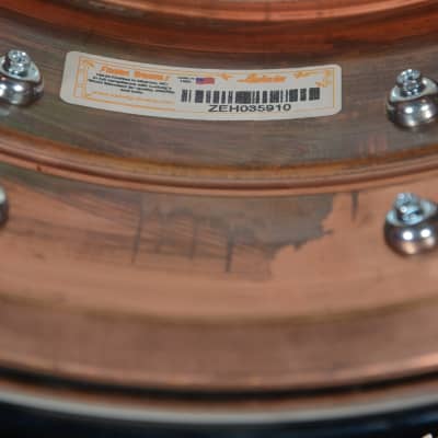 Ludwig Copperphonic Snare Drum with Raw Shells - 6.5"x14" (Manhattan, NY) image 4