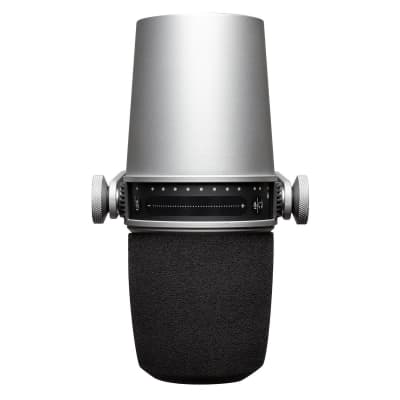 Shure MV7 Dynamic Unidirectional Dual XLR/USB Podcasting Microphone, Silver image 14