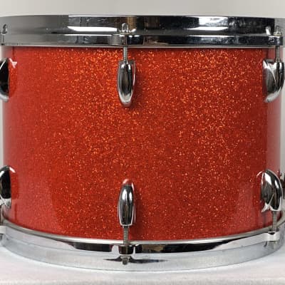 Gretsch 22/13/16" 60's Round Badge Name Band Drum Set - Tangerine Sparkle image 10