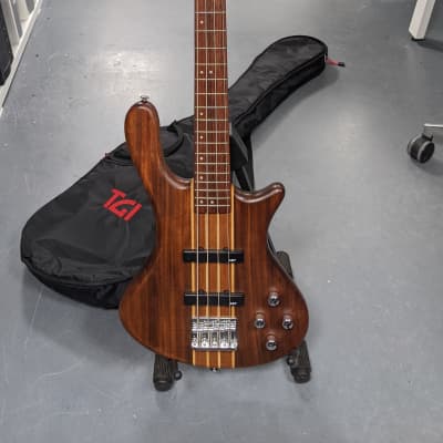 Washburn - T24NMK-D-U - 4 String Electric Bass Guitar - Natural Matte (with Gig bag) image 12