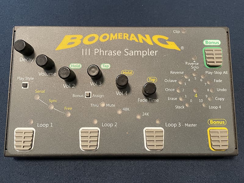 Boomerang III Phrase Sampler / Looper | Reverb