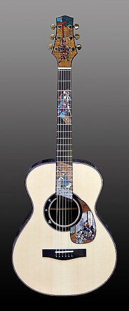 Harvey Leach - The Samurai Art Guitar (pairs with The Geisha listed) image 1