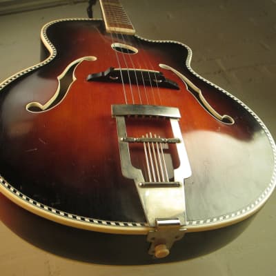 1950's Wolfgang Huttl "Pique Dame" Solid top. 16' Body, very nice. image 11