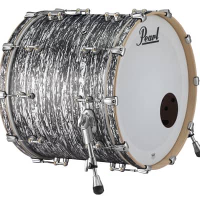 Pearl Music City Custom Reference Pure 24"x14" Bass Drum w/BB3 Mount, #722 White Satin Moire  WHITE SATIN MOIRE RFP2414BB/C722 image 22