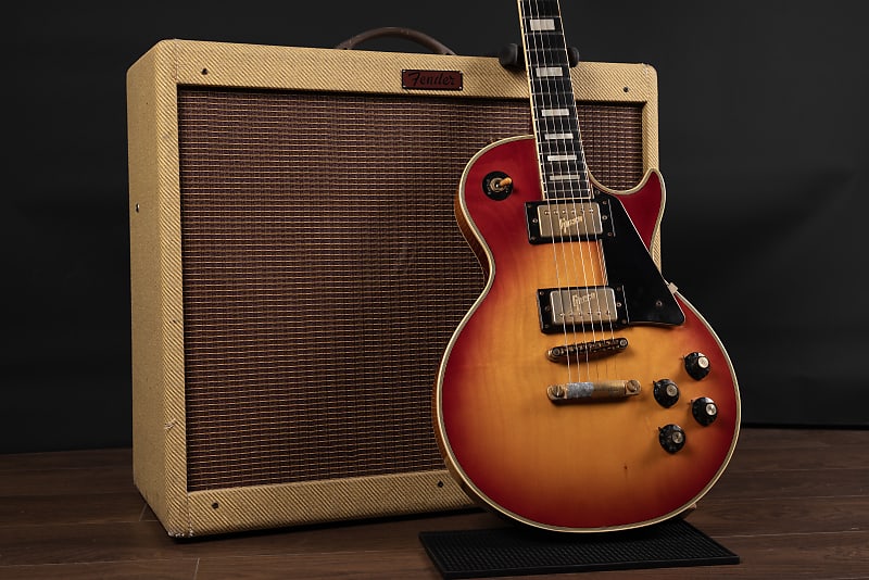 1974 Greco Japan Les Paul Custom - in Cherry Sunburst | Reverb UK