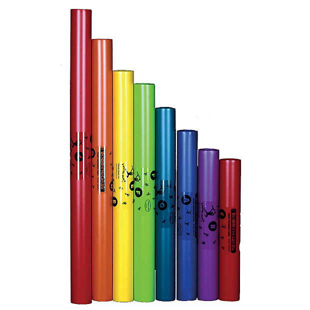Boomwhackers BWDG 8-Note Percussion Tube Set - C Major image 1