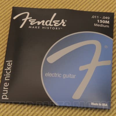 073-0150-408 Fender Original 150M Medium Electric Guitar Strings .011-.049 for sale