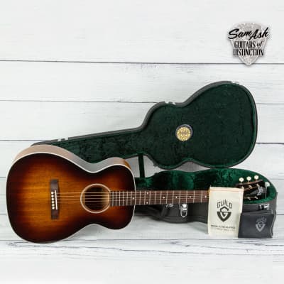 Guild USA M-25e Acoustic/Electric Guitar (California Burst) image 8