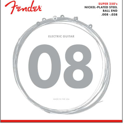 Fender Super 250XS Nickel-Plated Steel Electric Guitar Strings EXTRA SUPER LIGHT image 4