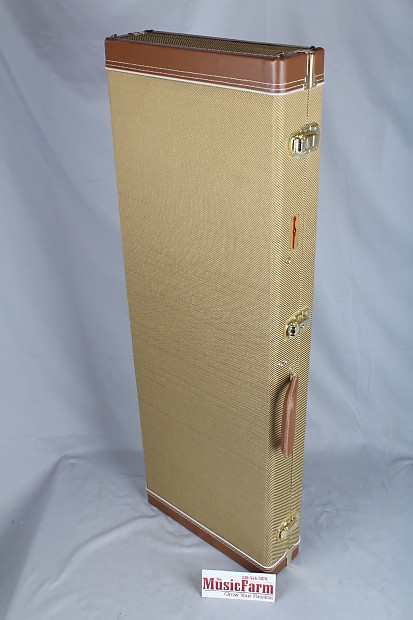Tweed Roadrunner Electric Guitar Case Vintage Look Sturdy Locking