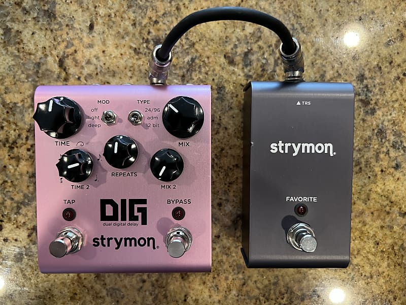 Strymon Dig V1 and Favorite switch FREE Shipping | Reverb