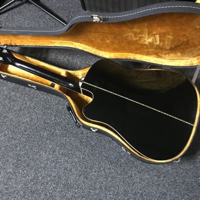 Washburn D-12CE/B Acoustic-Electric Guitar 1991 in very good condition with hard case image 13
