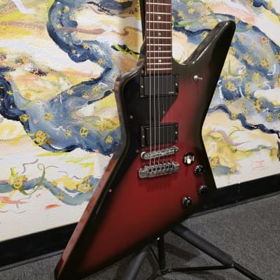 1984 Gibson Explorer Electric Guitar Night Violet Finish EMG Pickups w/ Brown Gibson Hard Case (Used) "Made In USA" image 3
