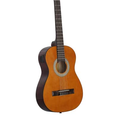 Artist CL12AM 1/2 Size Classical Guitar Pack, Nylon String - Amber image 4