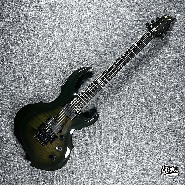 ESP E-II FRX Flame Maple black sunburst [Used] | Reverb