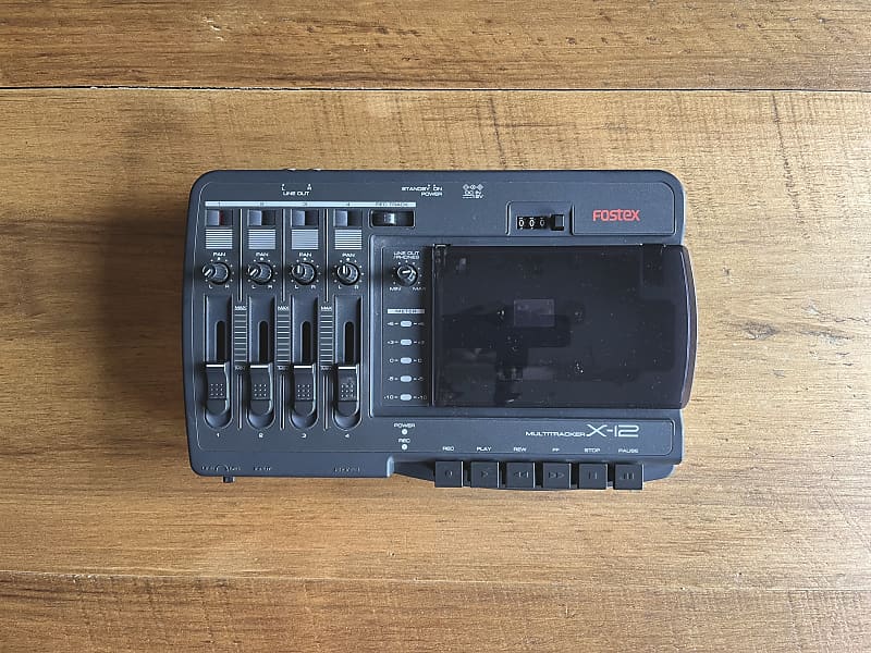 Fostex X-12 Multitracker 4-Track Cassette Recorder | Reverb Fostex X-12 Multitracker 4-Track Cassette Recorder | Reverb