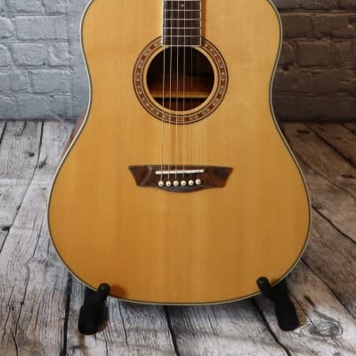 Washburn WD7S Harvest Series Solid Spruce Top Dreadnought  - Natural for sale
