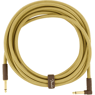 Fender Deluxe Series Cable - 18.6' - Tweed - STR/ANG image 2