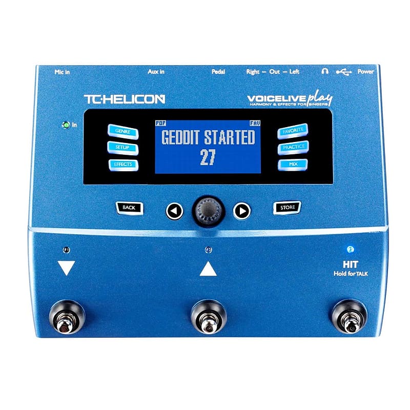 【kafuri 】TC-HELICON Voice Live Play TC-Helicon VoiceLive Play Vocal Harmony and Effects Pedal