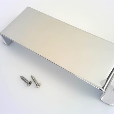True Custom Shop® Chrome Neck Pickup Cover for Gibson & Epiphone EB3 and EBO Guitars image 2
