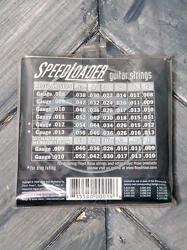 Floyd Rose Speedloader Electric Guitar Strings .013 .056 Reverb UK