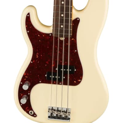 Fender American Professional II Precision Bass Left-Handed Bass Guitar (Olympic White, Rosewood Fretboard) image 8