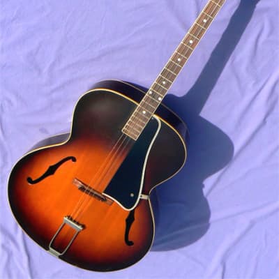 1930s Regal Roundhole X-Braced Carved-Top Archtop Guitar | Reverb