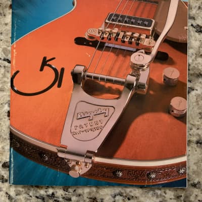 Gretsch Catalog 2006 Billy Bo 6120 White Silver Country Club anniversary Firebird Falcon Duo Jet for sale