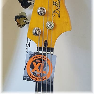 Jazz bass with quilt maple top ( Rosewood OR Maple FB ) by Dillion image 7