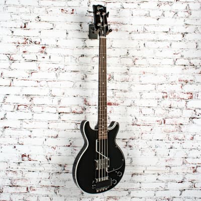 USED Gibson - Gene Simmons EB-0 - Bass Guitar - Ebony - w/ Gene Simmons EB-0 Bass Hardshell Case - xS048 image 4