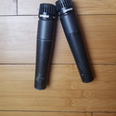 Shure SM57 Dynamic Microphone Pair-Older-Vintage 80's 90's | Reverb