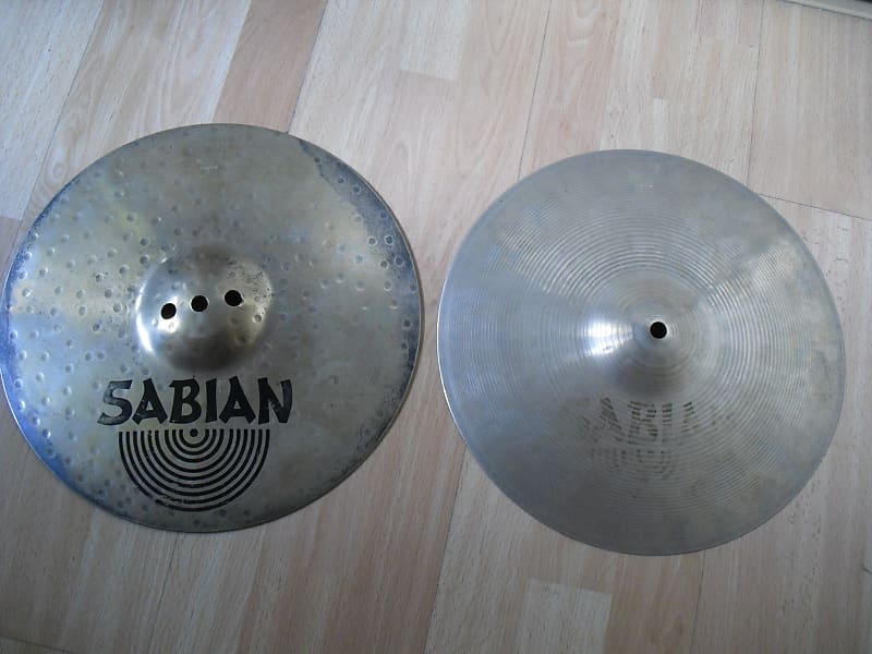 13" Sabian Hand Hammered HH Fusion HiHats Hi Hats Reverb