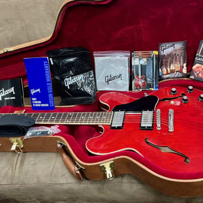 Gibson Gibson ES-335 Jun 2021 Sixties Dot USA Mint 2021 - Cherry Red image 3