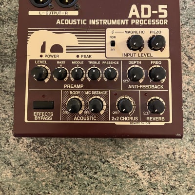 Reverb.com listing, price, conditions, and images for boss-ad-5-acoustic-instrument-processor