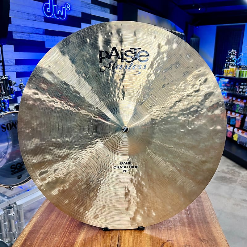Used Paiste 20" Masters Dark Crash Ride Reverb