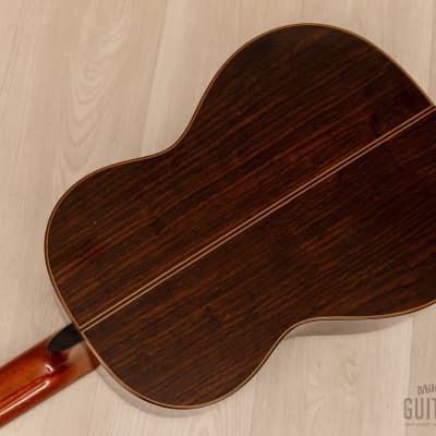 1976 Teruaki Nakade Model C15 Vintage Classical Guitar, Spruce & Brazilian Rosewood w/ Case image 18