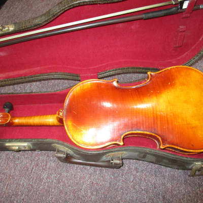 German Copy of Antonius Stradivarius Cremonensis Faceiebet Anno 1721 3/4 Size Violin Made in Germany image 3