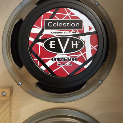 Celestion G12-EVH 8ohm T5658B UK 12" Guitar Cabinet Speaker #2 2014 - Red and Black image 1