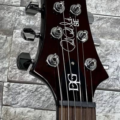 PRS Guitars #DGM22GT SE DGT - Gold Top David Grissom Electric Guitar with Gig Bag, Moons Inlay image 8