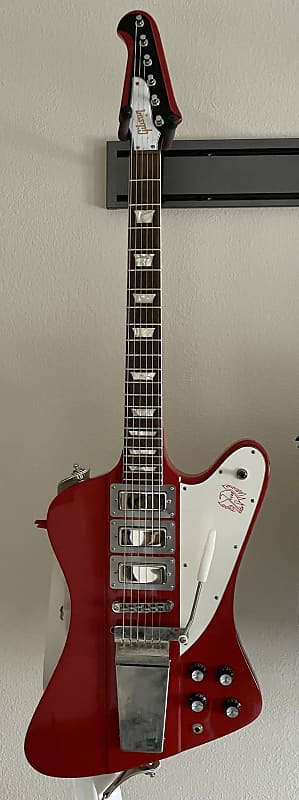 Burny Firebird FB-80z Matsuo Sounin Signature 1990 Cardinal